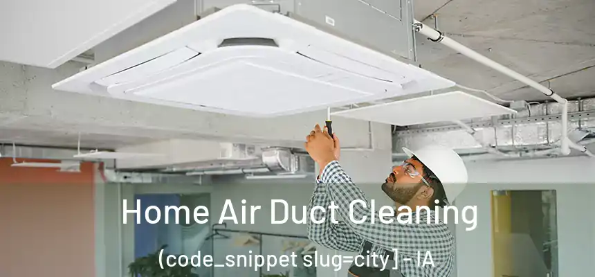  Home Air Duct Cleaning (code_snippet slug=city] - IA
